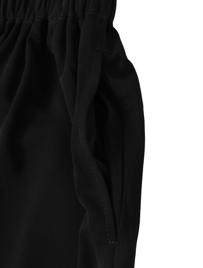 トリアセテートドライポンチレギンスパンツ 詳細画像 ブラック 5