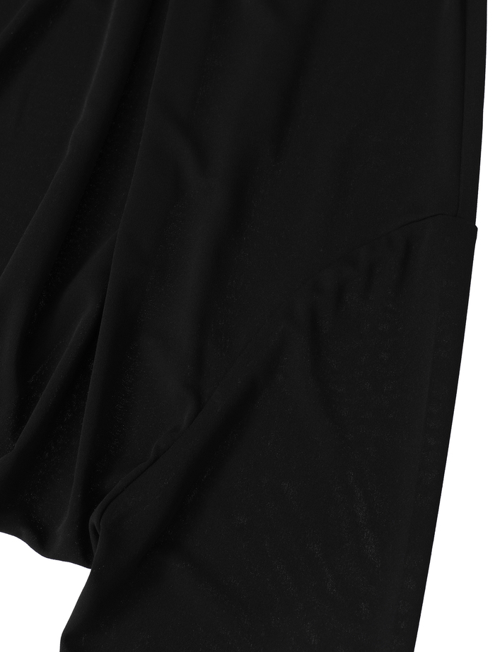 トリアセテートドライポンチレギンスパンツ 詳細画像 ブラック 6