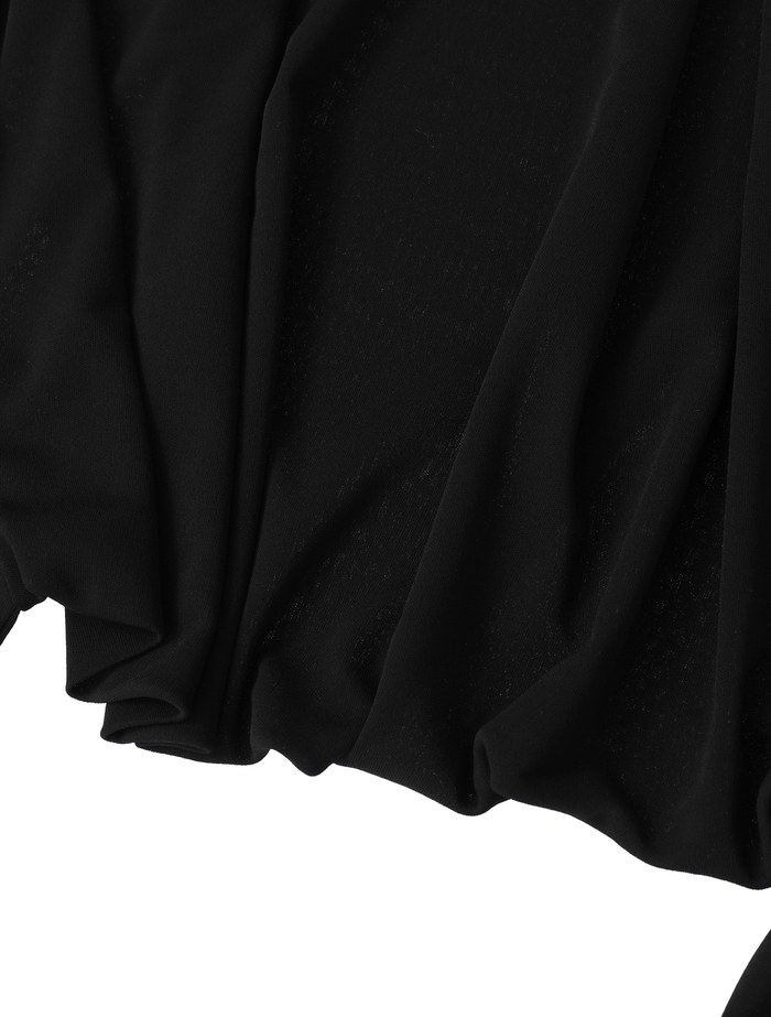 トリアセテートドライポンチレギンスパンツ 詳細画像 ブラック 7