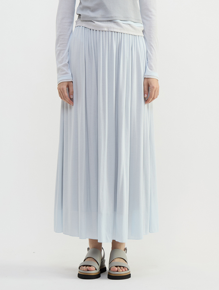 シア―ハイツイストフライスギャザースカート 詳細画像 サックス 2