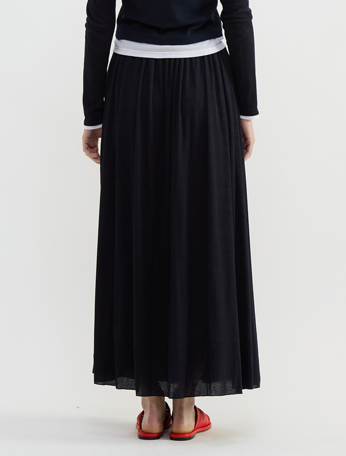 シア―ハイツイストフライスギャザースカート 詳細画像 ネイビー 4