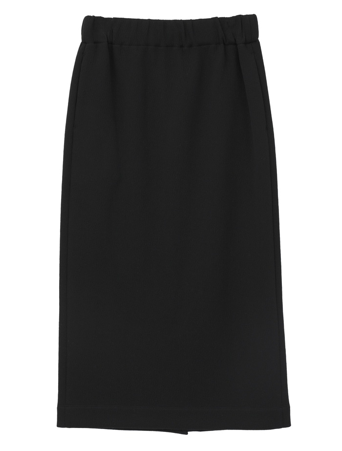 コットンナイロンダブルスウェットスカート 詳細画像 ブラック 1