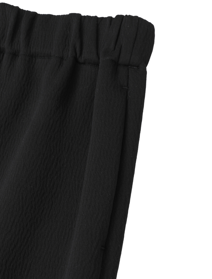 コットンナイロンダブルスウェットスカート 詳細画像 ブラック 4