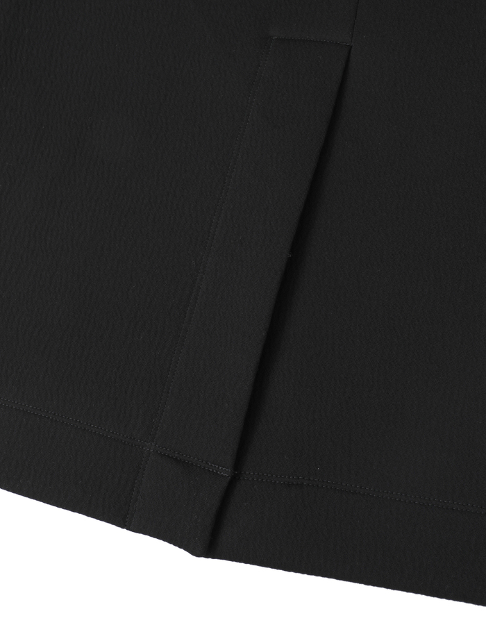 コットンナイロンダブルスウェットスカート 詳細画像 ブラック 6