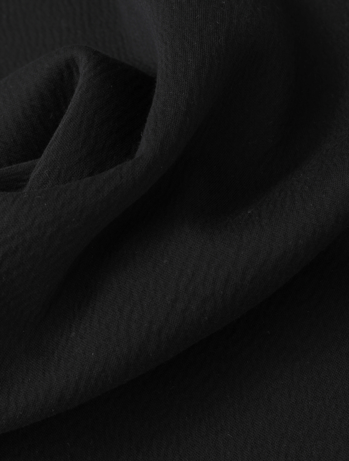 コットンナイロンダブルスウェットスカート 詳細画像 ブラック 7