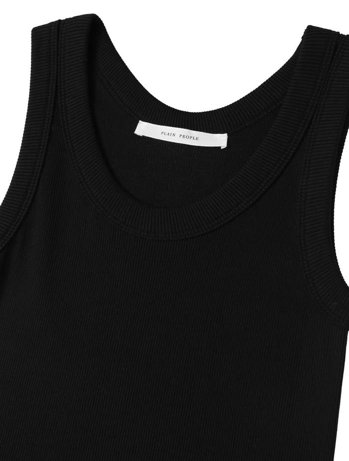 ギザコットンタンクトップ 詳細画像 ブラック 3