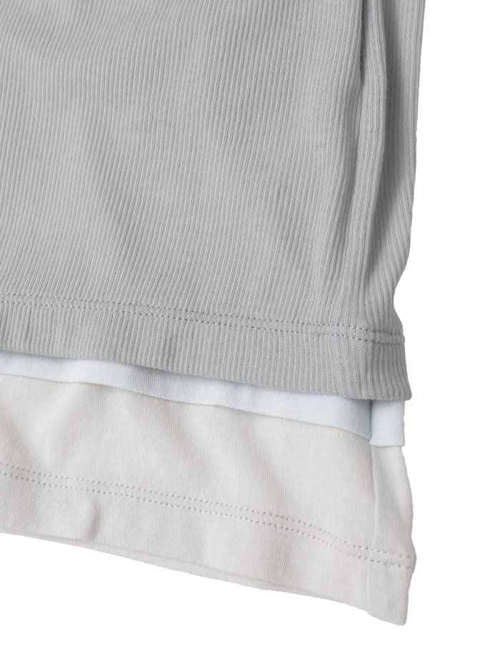 シア―ハイツイストフライスレイヤードトップス 詳細画像 サックス 9