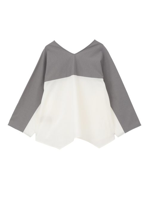 オーガニックヘビージャージー切り替えドルマンプルオーバー