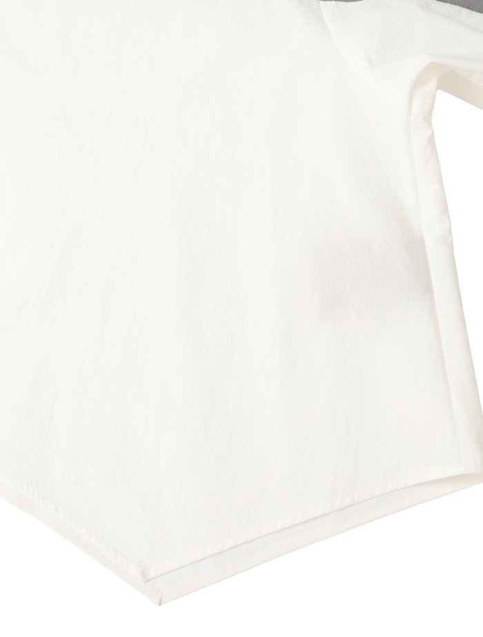 オーガニックヘビージャージー切り替えドルマンプルオーバー 詳細画像 グレー&times;ホワイト 6