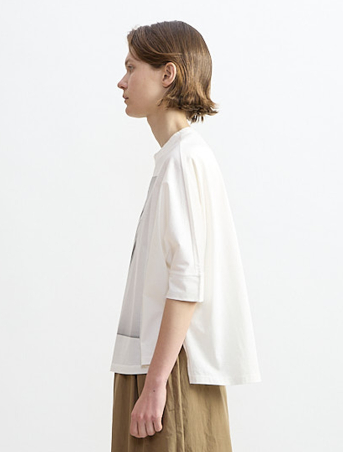 フォトプリントハーフスリーブT-シャツ 詳細画像 ホワイト 3