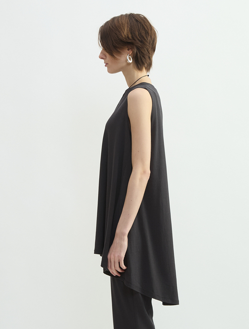 スーピマヘンプジャージーフレアチュニック