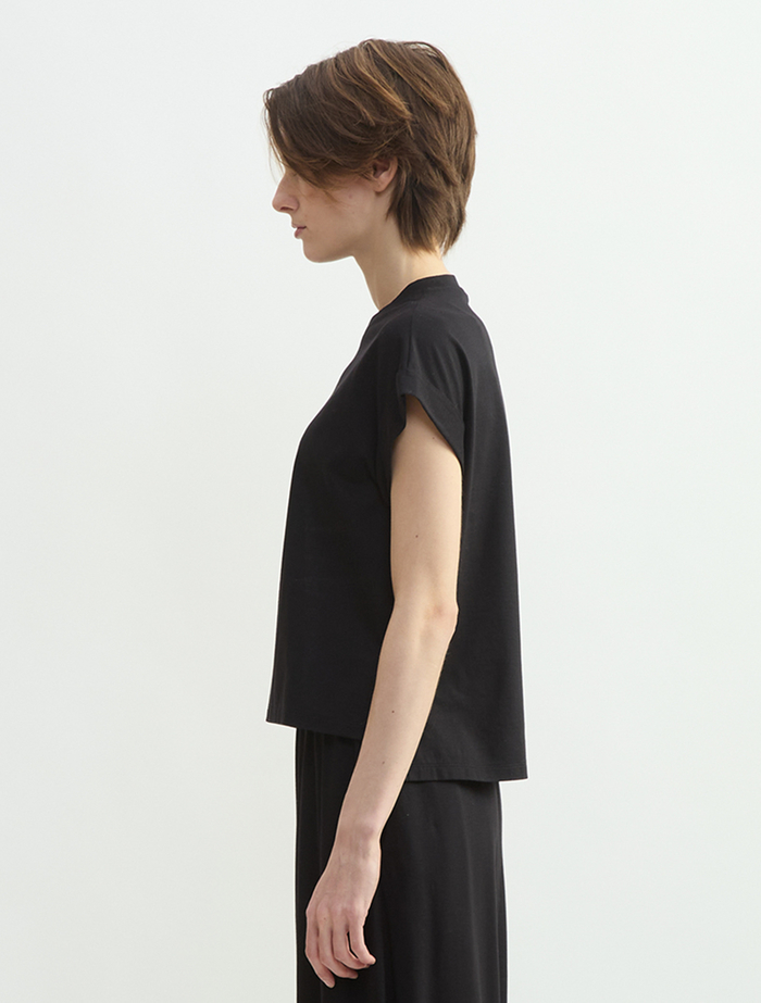 スパイラルジャージTシャツ 詳細画像 ブラック 2