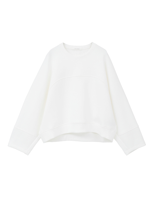 コットンナイロンダブルスウェットプルオーバー