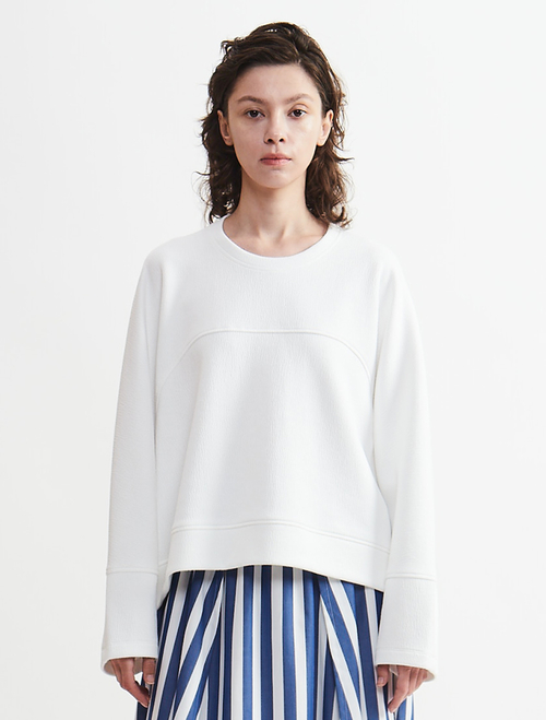 コットンナイロンダブルスウェットプルオーバー