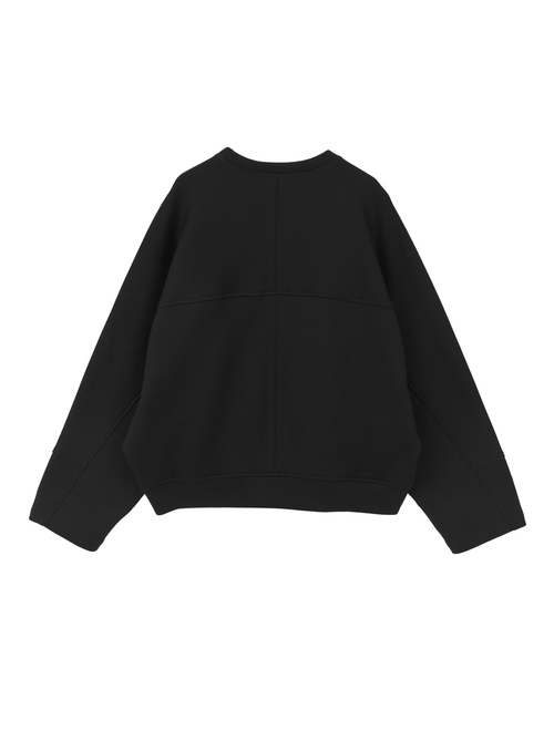 コットンナイロンダブルスウェットプルオーバー
