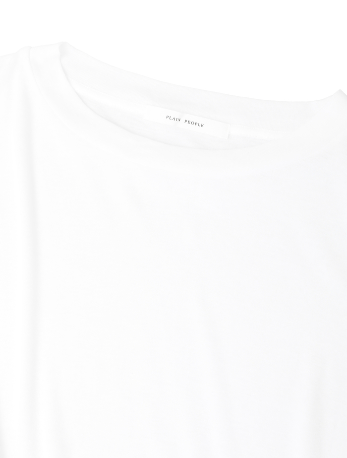 ハイツイストフライスタンクトップレイヤードTシャツ 詳細画像 ホワイト&times;ブラック 8