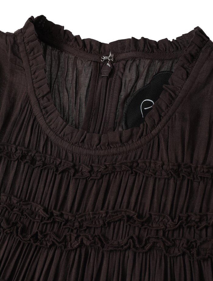 【Pheeta/フィータ】ワンピース/Billie 詳細画像 ダークブラウン 3