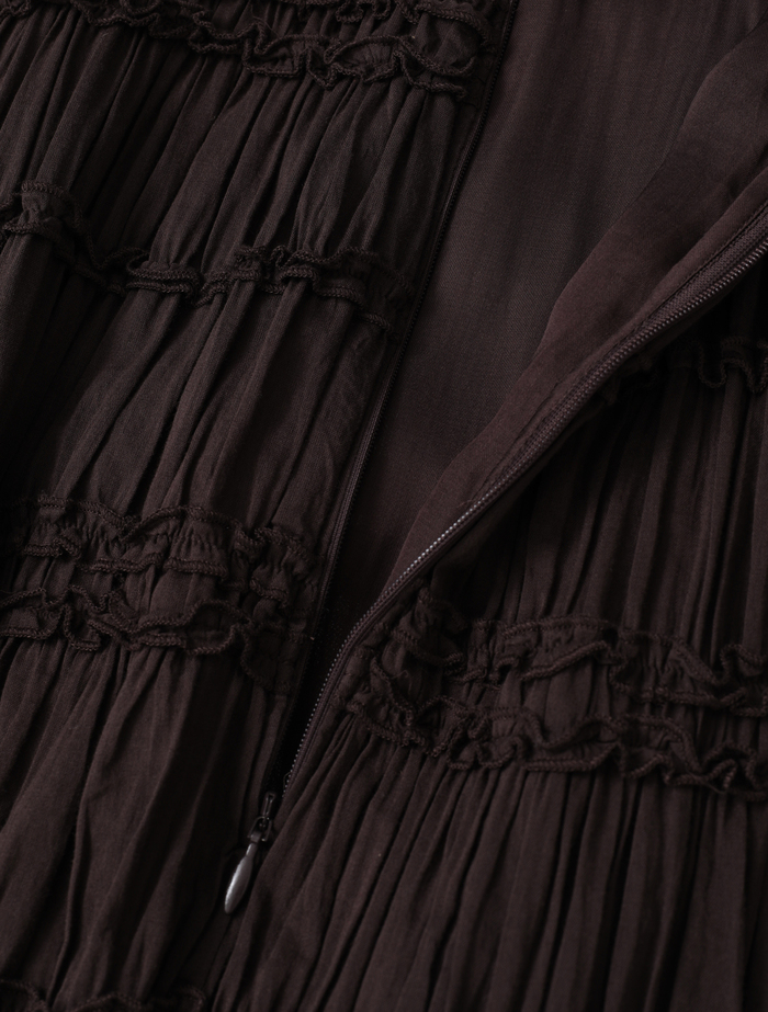 【Pheeta/フィータ】ワンピース/Billie 詳細画像 ダークブラウン 6