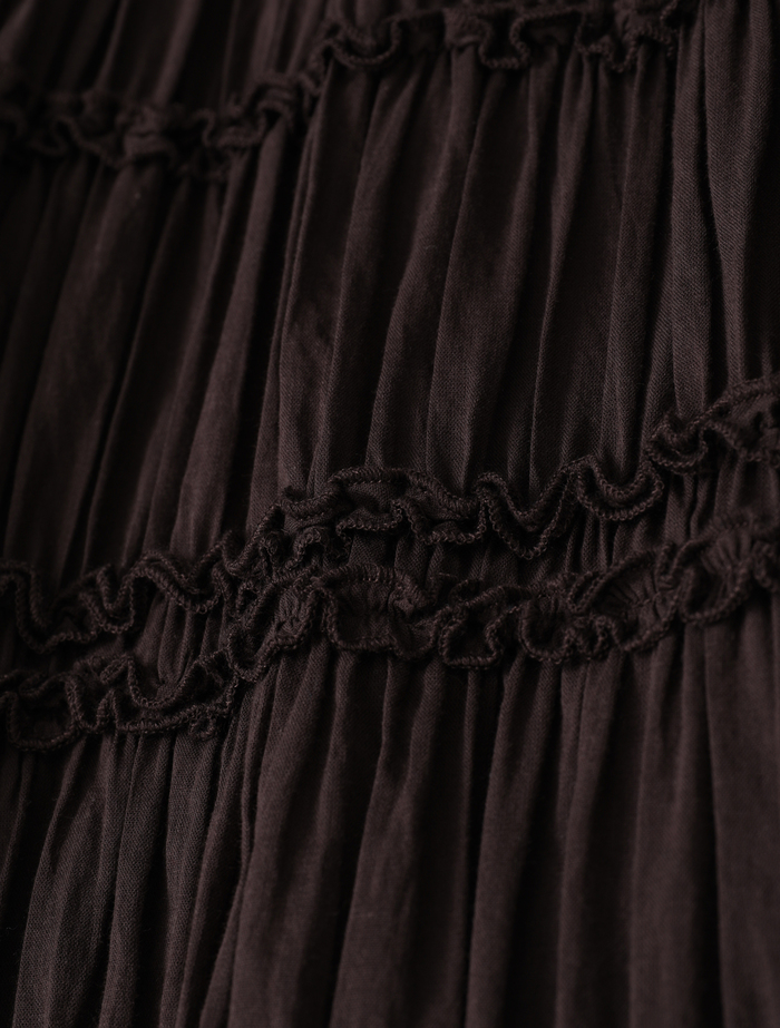 【Pheeta/フィータ】ワンピース/Billie 詳細画像 ダークブラウン 8