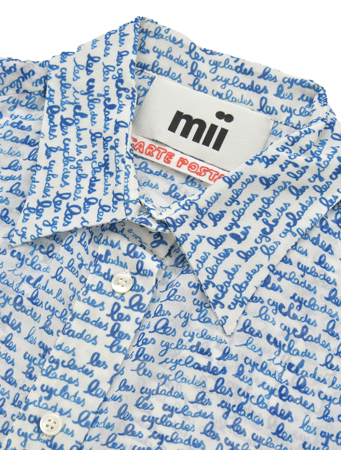 【Mii/ミー】シャツ/KARINE 詳細画像 ブルー 3