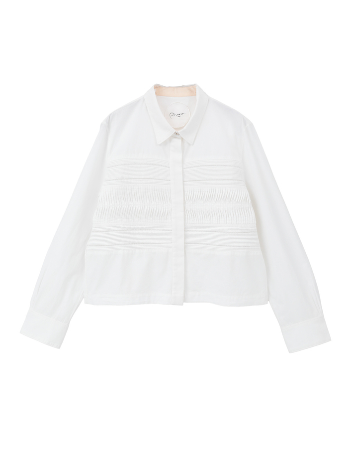 【Pheeta/フィータ】クロップドシャツ/Trinity 詳細画像 ホワイト 1