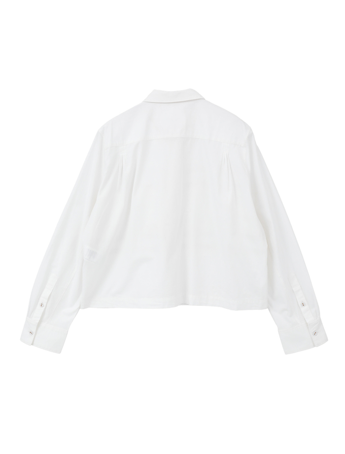 【Pheeta/フィータ】クロップドシャツ/Trinity 詳細画像 ホワイト 2