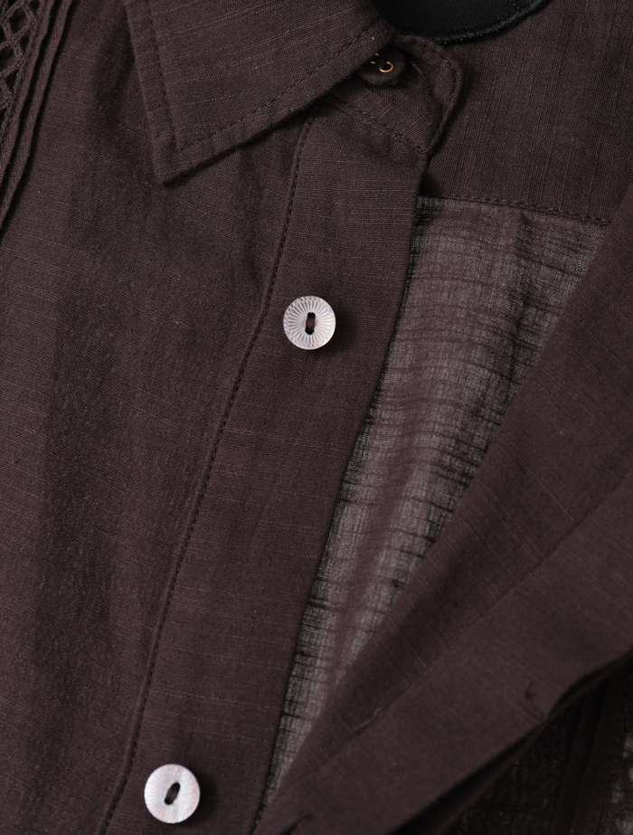 【Pheeta/フィータ】シャツ/Jean 詳細画像 ダークブラウン 6