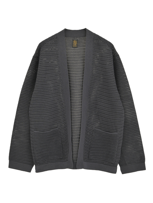 【BATONER/バトナー】サマーニット/BUTTONLESS CARDIGAN