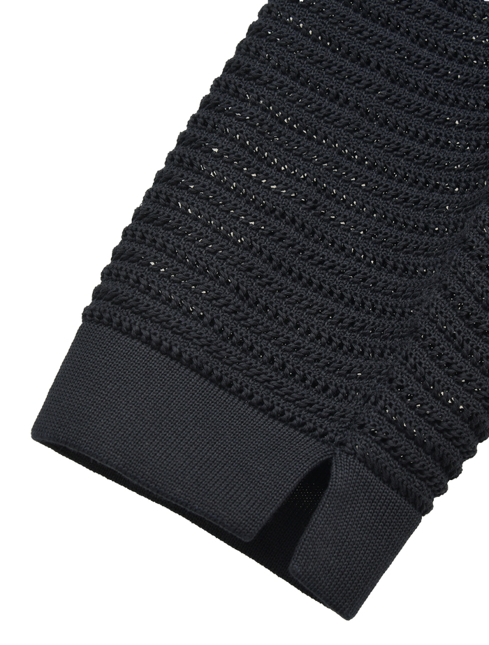 【BATONER/バトナー】サマーニット/BUTTONLESS CARDIGAN 詳細画像 ネイビー 4