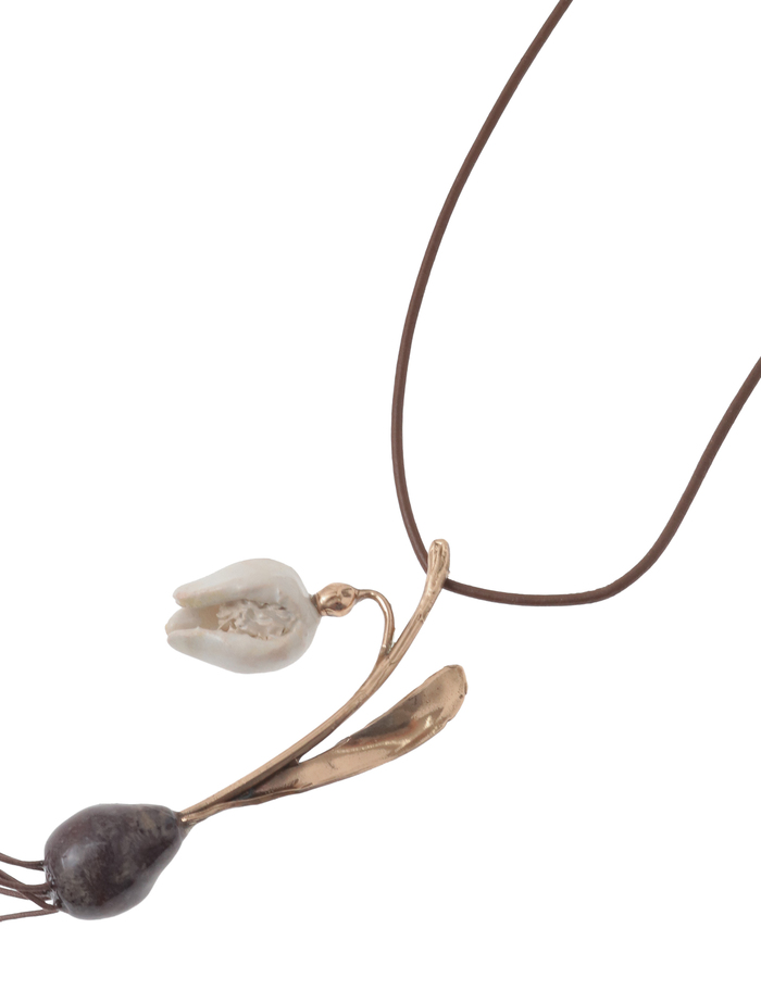 【RENARD BIJOUX/ルナール ビジュー】ネックレス/BULBOUS SNOW PEARLING 詳細画像 ホワイト 2