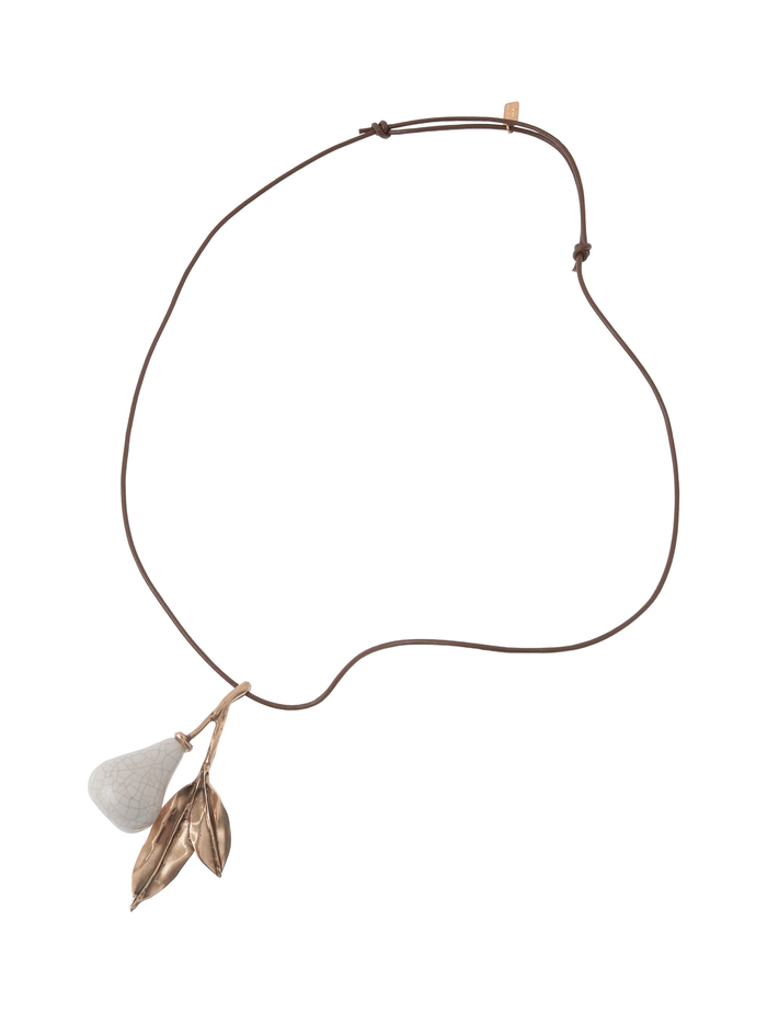 【RENARD BIJOUX/ルナール ビジュー】ネックレス/SMALL PEAR 詳細画像 ホワイト 1