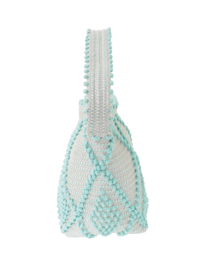 【ANTONELLO TEDDE/アントネッロ・テッデ】BULTEI SM SMALL BUCKET ROMBI 詳細画像 ライトブルー 2