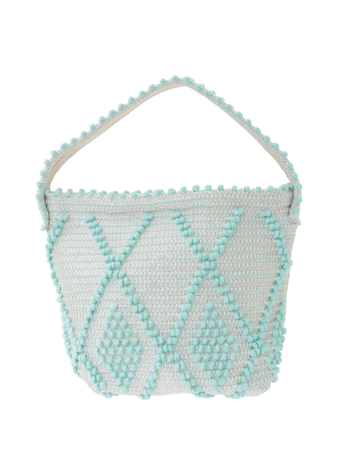 【ANTONELLO TEDDE/アントネッロ・テッデ】BULTEI SM SMALL BUCKET ROMBI 詳細画像 ライトブルー 3