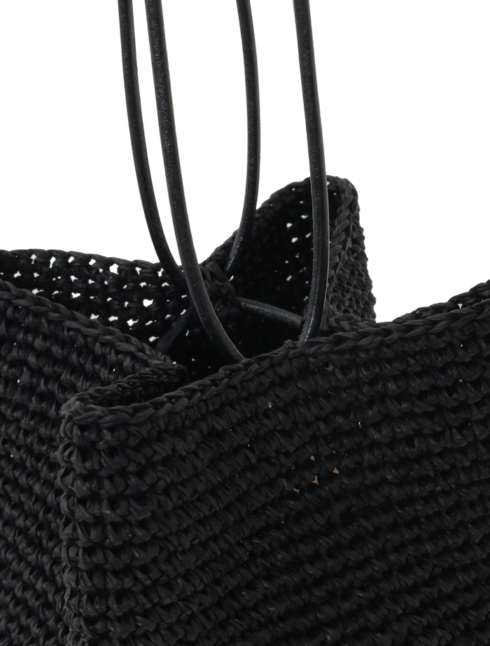 【UCA/ウカ】crocheted tulip Bag medium 詳細画像 ブラック 4