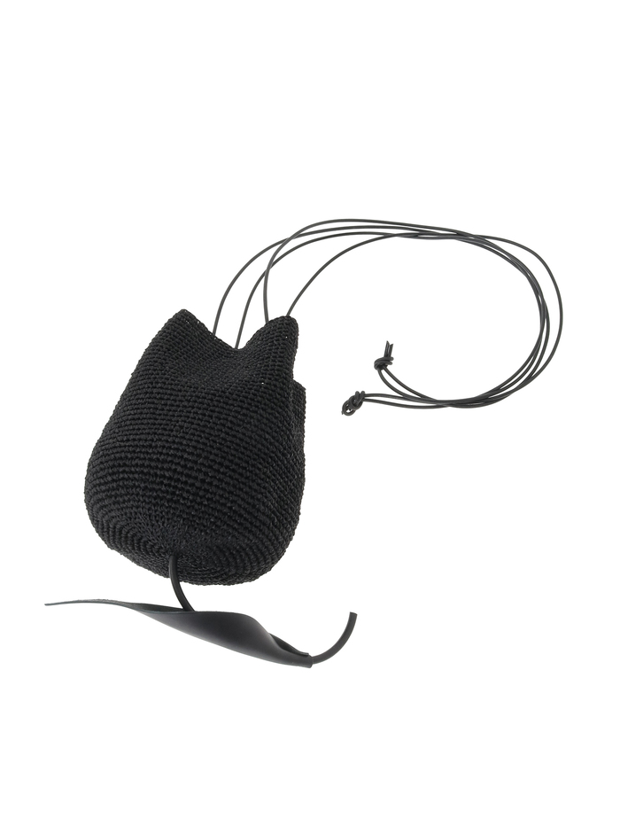 【UCA/ウカ】crocheted tulip Bag medium 詳細画像 ブラック 6