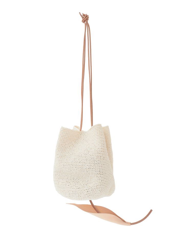 【UCA/ウカ】crocheted tulip Bag large 詳細画像 ホワイト 1