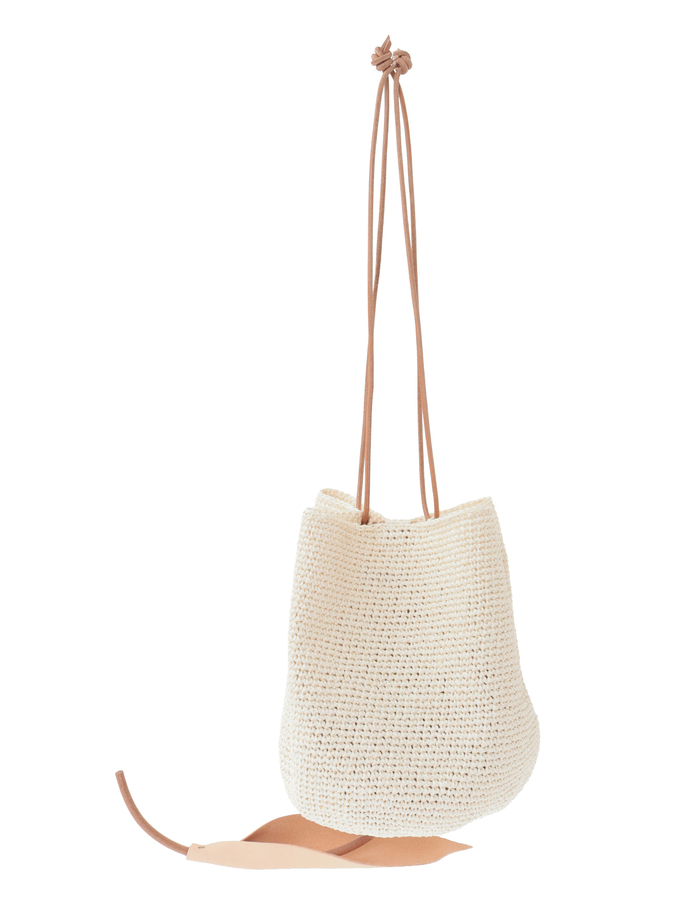 【UCA/ウカ】crocheted tulip Bag large 詳細画像 ホワイト 3