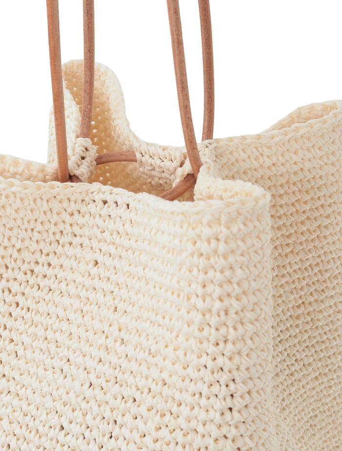 【UCA/ウカ】crocheted tulip Bag large 詳細画像 ホワイト 4