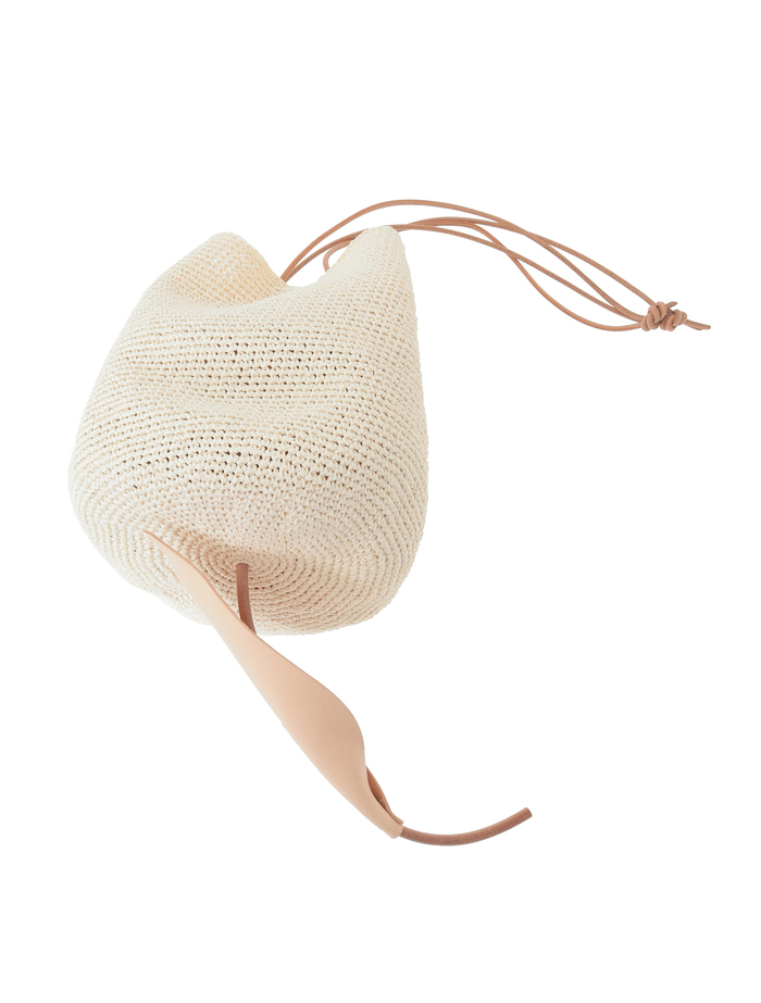 【UCA/ウカ】crocheted tulip Bag large 詳細画像 ホワイト 6