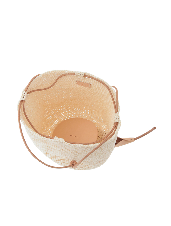 【UCA/ウカ】crocheted tulip Bag large 詳細画像 ホワイト 7