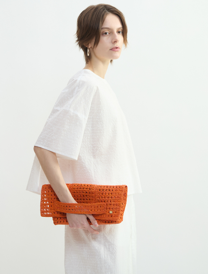 【MAISON N.H PARIS/メゾンエヌアッシュパリ】バッグ/UMA PETIT 詳細画像 オレンジ 2