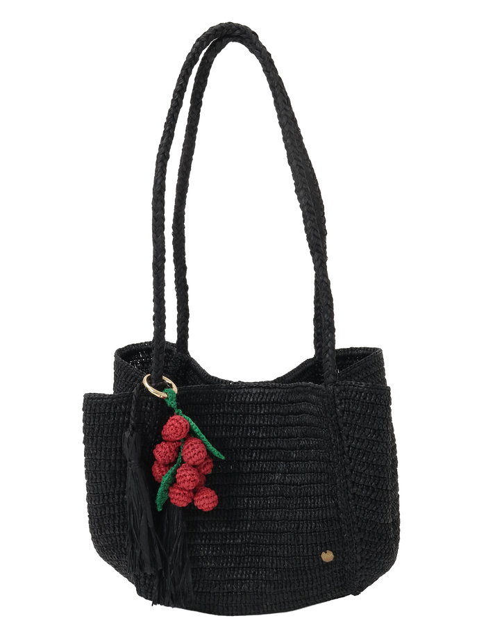 【MAISON N.H PARIS/メゾンエヌアッシュパリ】バッグ/CROISSANT CHARM 詳細画像 ブラック 1