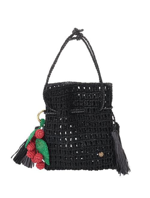 【MAISON N.H PARIS/メゾンエヌアッシュパリ】巾着バッグ/ROXANE CHARM