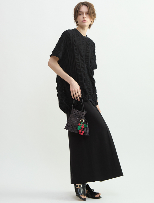 【MAISON N.H PARIS/メゾンエヌアッシュパリ】巾着バッグ/ROXANE CHARM