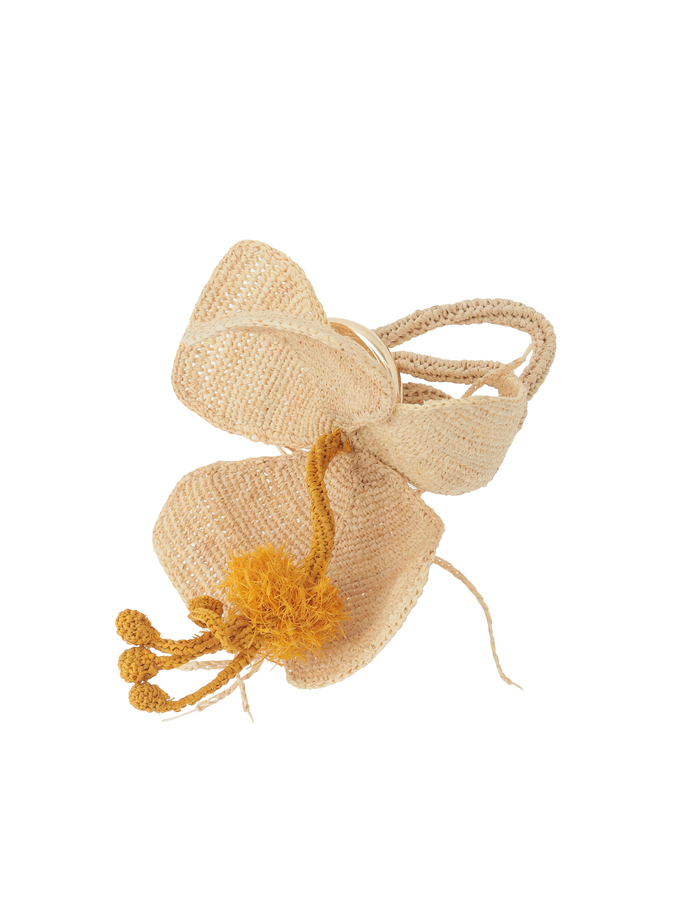 【A POINT ETC./アポワン ウテセ】ストラップ/FLEUR HIBISCUS 詳細画像 ナチュラル 1