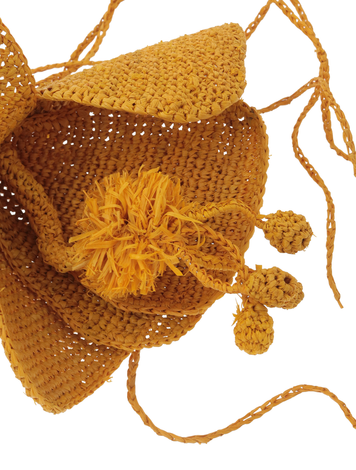 【A POINT ETC./アポワン ウテセ】ストラップ/FLEUR HIBISCUS 詳細画像 イエロー 4