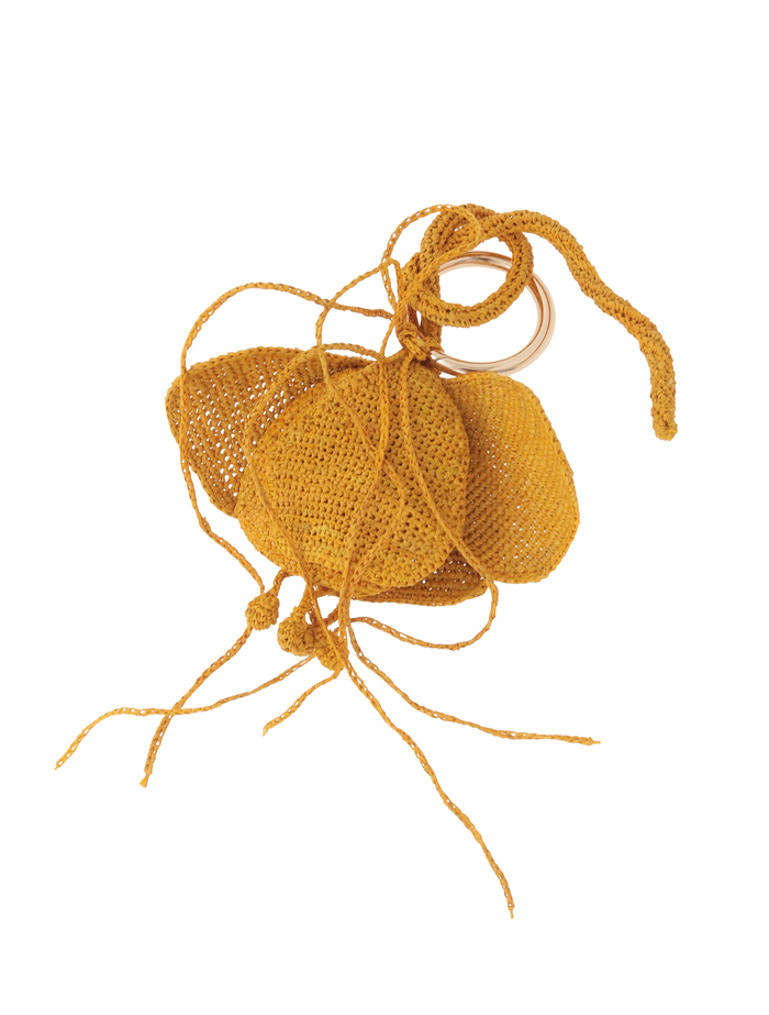 【A POINT ETC./アポワン ウテセ】ストラップ/FLEUR HIBISCUS 詳細画像 イエロー 5