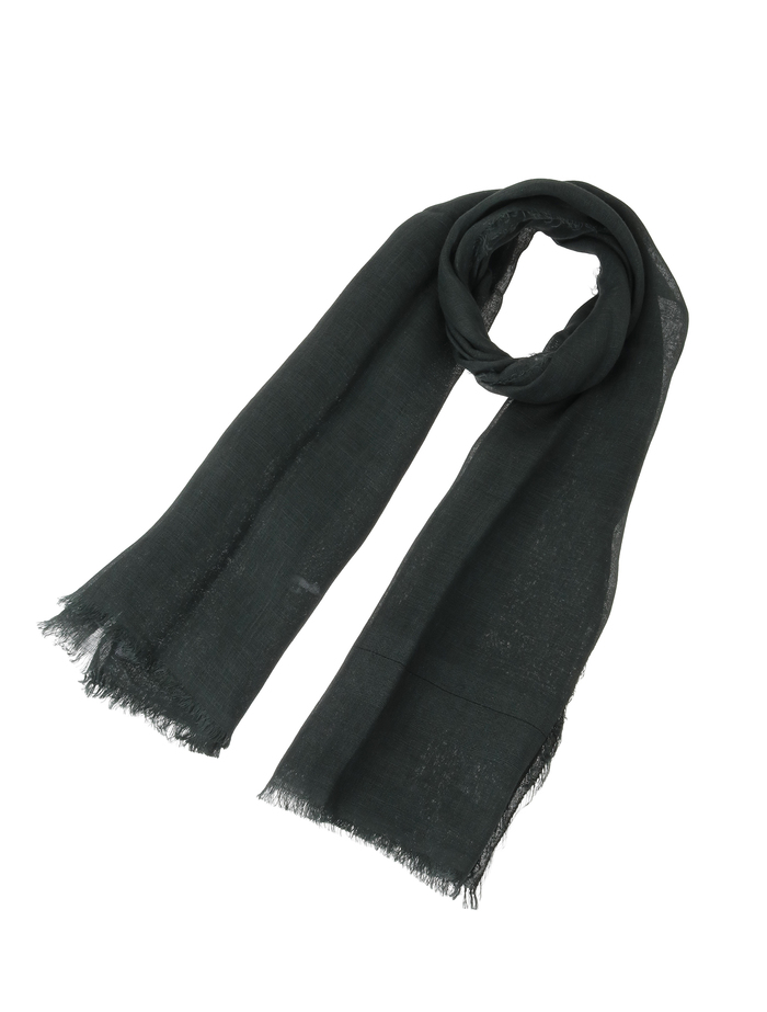 【NIMNIMDUAI/ニムニムデュアイ】ストール/LINEN GAUZE BLOCK CHECK 詳細画像 グリーン 7