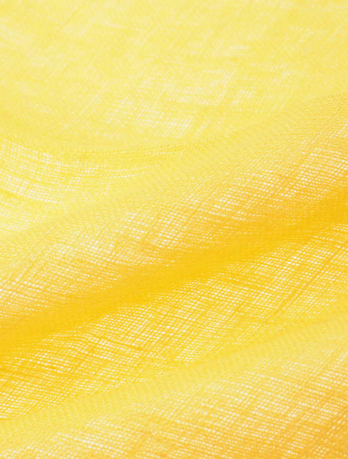 【NIMNIMDUAI/ニムニムデュアイ】ストール/PREMIUM LINEN GAUZE SQUARE 詳細画像 イエロー 5
