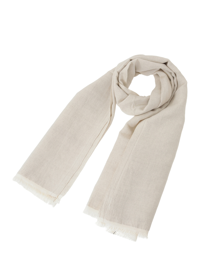 【NIMNIMDUAI/ニムニムデュアイ】ストール/ALLO COTTON PLAIN 詳細画像 オフホワイト 1